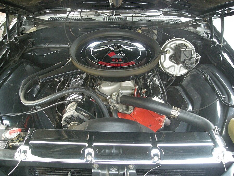 Big block Chevy 454 V8 in a 1970 Chevelle SS